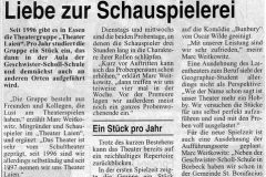 Bunbury oder Ernst sein ist alles Presse 4