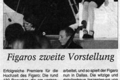 Die Hochzeit des Figaro oder Der Graf und sein Ego Presse 1