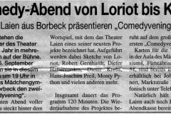 Comedyvening 2002 Presse 3