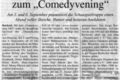 Comedyvening 2002 Presse 4