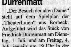Der Besuch der alten Dame Presse 2
