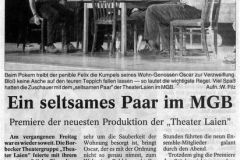 Ein seltsames Paar Presse 1