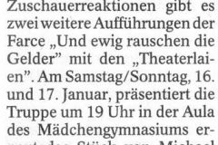 Und ewig rauschen die Gelder Presse 3