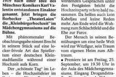 Die Kleinbürgerhochzeit Presse 3