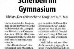 Der zerbrochne Krug Presse 2