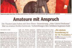 John Gabriel Borkman Presse 2