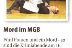 Fünf Frauen und ein Mord Presse 2